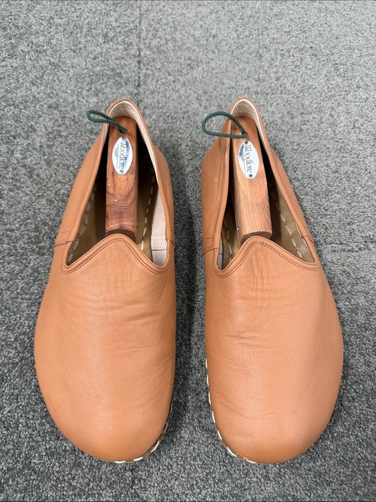 Nefes Shoes Mens 12 Handmade Slip-On Leather Loafers Barefoot Grounding Minimal main image 6